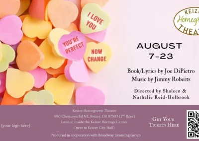 I Love You, You’re Perfect, Now Change